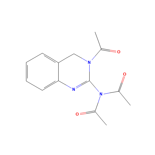 N-acetyl-N-(3-acetyl-4H-quinazolin-2-yl)acetamide (CAS: 76285-52-4) - Related Chemical Product