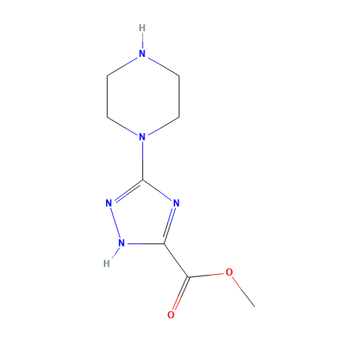 methyl 3-piperazin-1-yl-1H-1,2,4-triazole-5-carboxylate (CAS: 1319258-20-2) - Related Chemical Product