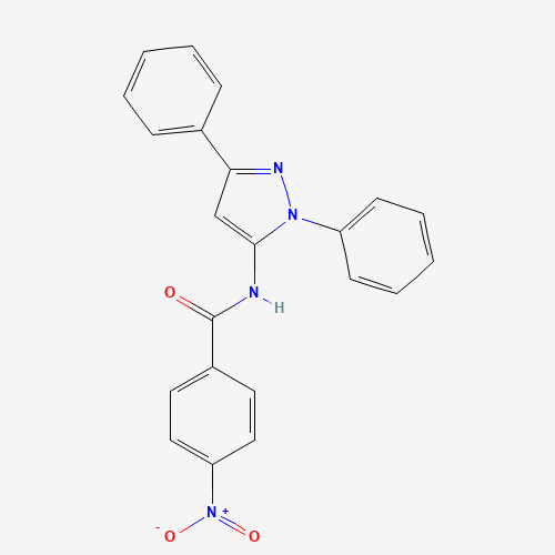 N-(2,5-diphenylpyrazol-3-yl)-4-nitrobenzamide (CAS: 890764-36-0) - Related Chemical Product