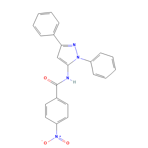 N-(2,5-diphenylpyrazol-3-yl)-4-nitrobenzamide (CAS: 890764-36-0) - Related Chemical Product