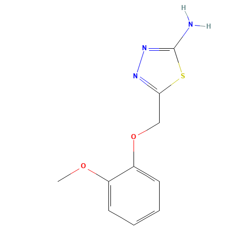 5-[(2-methoxyphenoxy)methyl]-1,3,4-thiadiazol-2-amine (CAS: 1018474-87-7) - Related Chemical Product
