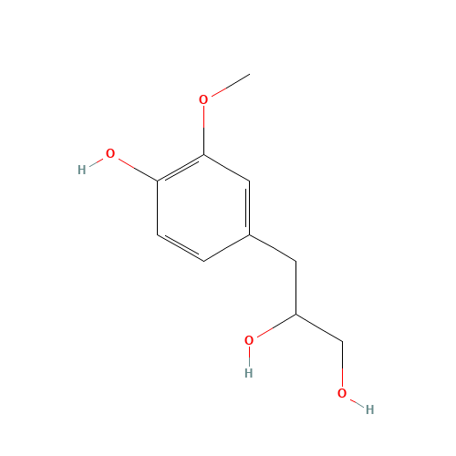 3-(4-hydroxy-3-methoxyphenyl)propane-1,2-diol (CAS: 27391-18-0) - Related Chemical Product