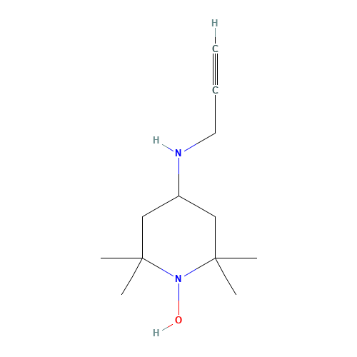 1-hydroxy-2,2,6,6-tetramethyl-N-prop-2-ynylpiperidin-4-amine (CAS: 875018-41-0) - Related Chemical Product