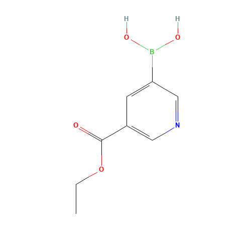(5-ethoxycarbonylpyridin-3-yl)boronic acid (CAS: 875781-62-7) - Related Chemical Product