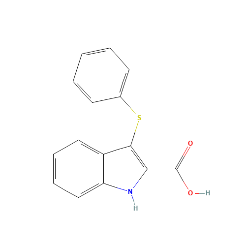 3-phenylsulfanyl-1H-indole-2-carboxylic acid (CAS: 116757-25-6) - Related Chemical Product