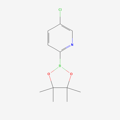 5-chloro-2-(4,4,5,5-tetramethyl-1,3,2-dioxaborolan-2-yl)pyridine (CAS: 652148-93-1) - Chemical Structure and Molecular Formula 