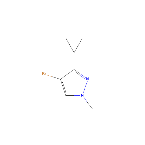 4-bromo-3-cyclopropyl-1-methylpyrazole (CAS: 1257637-80-1) - Related Chemical Product