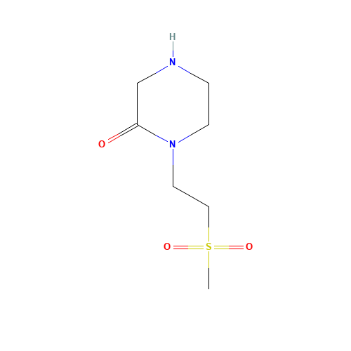 1-(2-methylsulfonylethyl)piperazin-2-one (CAS: 870007-75-3) - Related Chemical Product