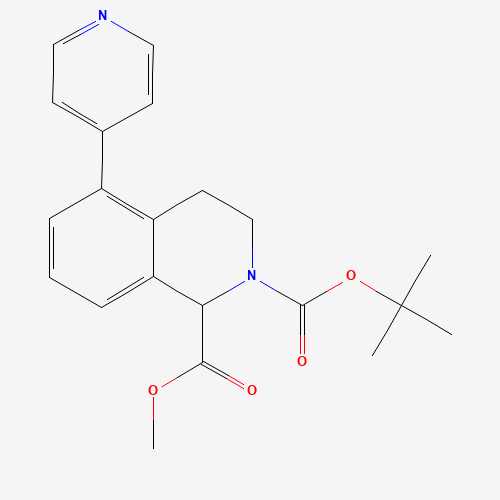 2-O-tert-butyl 1-O-methyl 5-pyridin-4-yl-3,4-dihydro-1H-isoquinoline-1,2-dicarboxylate (CAS: 1430563-93-1) - Related Chemical Product