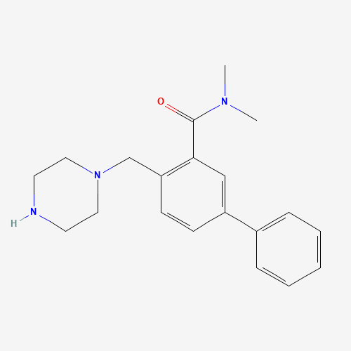 N,N-dimethyl-5-phenyl-2-(piperazin-1-ylmethyl)benzamide (CAS: 1446819-61-9) - Related Chemical Product