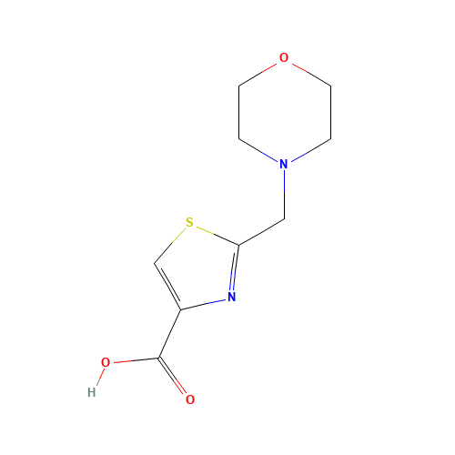2-(morpholin-4-ylmethyl)-1,3-thiazole-4-carboxylic acid (CAS: 933689-61-3) - Related Chemical Product