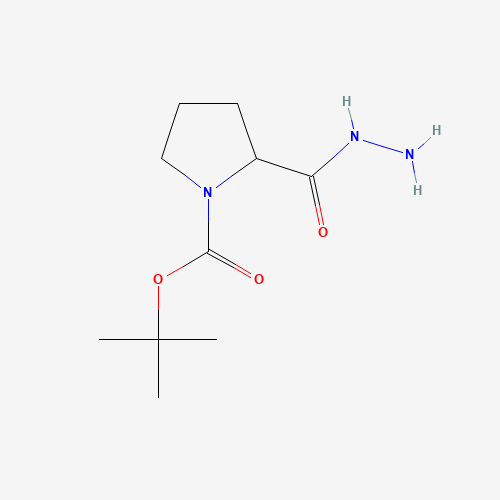 tert-butyl 2-(hydrazinecarbonyl)pyrrolidine-1-carboxylate (CAS: 359803-43-3) - Related Chemical Product