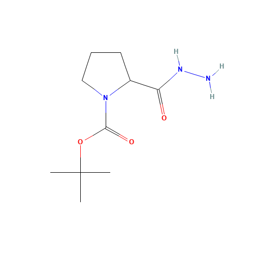 tert-butyl 2-(hydrazinecarbonyl)pyrrolidine-1-carboxylate (CAS: 359803-43-3) - Related Chemical Product