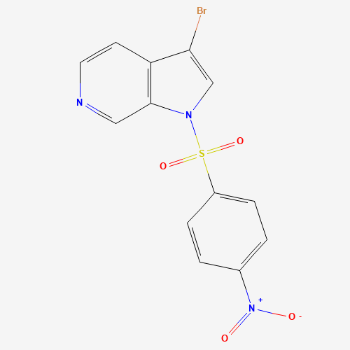 3-bromo-1-(4-nitrophenyl)sulfonylpyrrolo[2,3-c]pyridine (CAS: 1310556-92-3) - Related Chemical Product