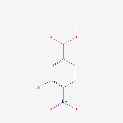 2-bromo-4-(dimethoxymethyl)-1-nitrobenzene (CAS: 929095-57-8) - Related Chemical Product