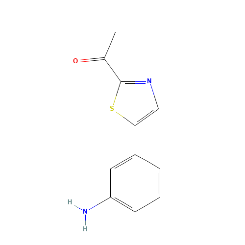 1-[5-(3-aminophenyl)-1,3-thiazol-2-yl]ethanone (CAS: 1312535-31-1) - Related Chemical Product