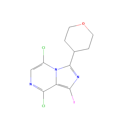5,8-dichloro-1-iodo-3-(oxan-4-yl)imidazo[1,5-a]pyrazine (CAS: 1419223-10-1) - Related Chemical Product