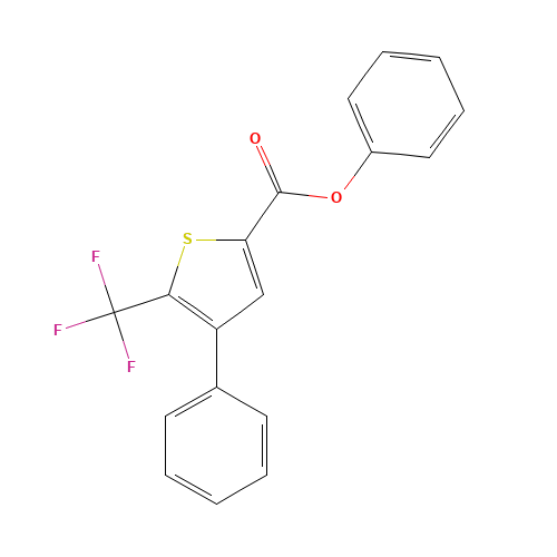 phenyl 4-phenyl-5-(trifluoromethyl)thiophene-2-carboxylate (CAS: 256348-27-3) - Related Chemical Product