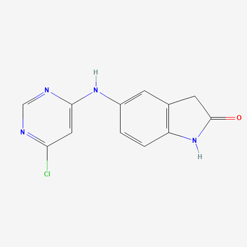 5-[(6-chloropyrimidin-4-yl)amino]-1,3-dihydroindol-2-one (CAS: 862461-99-2) - Related Chemical Product