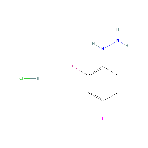 (2-fluoro-4-iodophenyl)hydrazine;hydrochloride (CAS: 502496-29-9) - Related Chemical Product