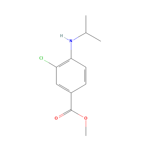 methyl 3-chloro-4-(propan-2-ylamino)benzoate (CAS: 869569-65-3) - Related Chemical Product