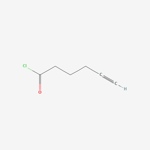 hex-5-ynoyl chloride (CAS: 55183-45-4) - Chemical Structure and Molecular Formula 