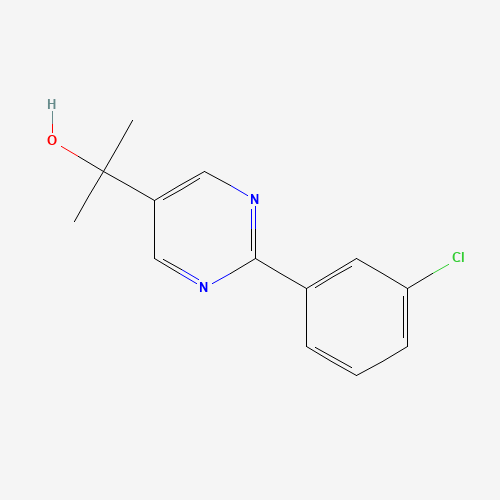 2-[2-(3-chlorophenyl)pyrimidin-5-yl]propan-2-ol (CAS: 1314390-08-3) - Related Chemical Product