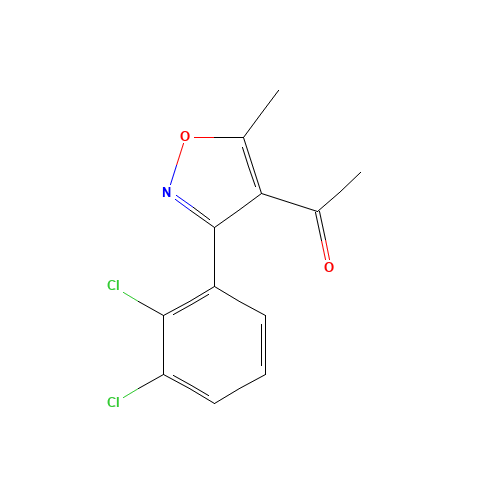 1-[3-(2,3-dichlorophenyl)-5-methyl-1,2-oxazol-4-yl]ethanone (CAS: 266679-19-0) - Related Chemical Product