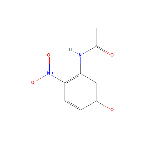 N-(5-methoxy-2-nitrophenyl)acetamide (CAS: 20628-18-6) - Chemical Structure and Molecular Formula 