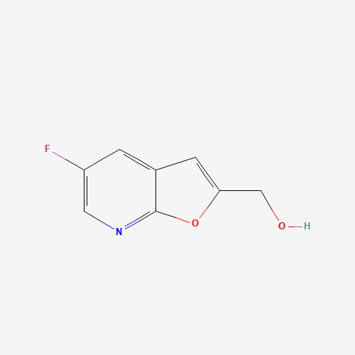(5-fluorofuro[2,3-b]pyridin-2-yl)methanol (CAS: 1186310-91-7) - Chemical Structure and Molecular Formula 