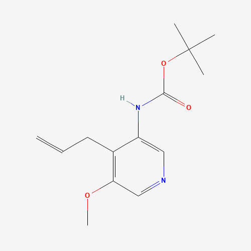 tert-butyl N-(5-methoxy-4-prop-2-enylpyridin-3-yl)carbamate (CAS: 1045859-16-2) - Related Chemical Product