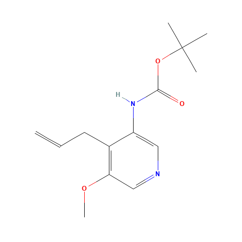 tert-butyl N-(5-methoxy-4-prop-2-enylpyridin-3-yl)carbamate (CAS: 1045859-16-2) - Related Chemical Product