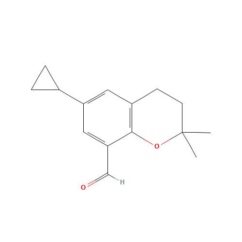 6-cyclopropyl-2,2-dimethyl-3,4-dihydrochromene-8-carbaldehyde (CAS: 1350761-50-0) - Related Chemical Product