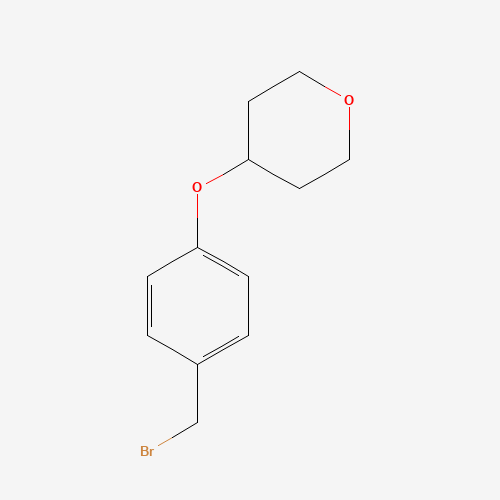 4-[4-(bromomethyl)phenoxy]oxane (CAS: 906352-72-5) - Related Chemical Product
