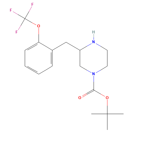tert-butyl 3-[[2-(trifluoromethoxy)phenyl]methyl]piperazine-1-carboxylate (CAS: 886773-81-5) - Related Chemical Product