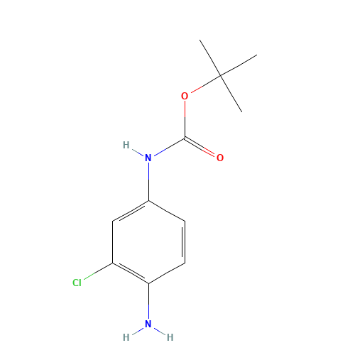 tert-butyl N-(4-amino-3-chlorophenyl)carbamate (CAS: 916052-53-4) - Related Chemical Product