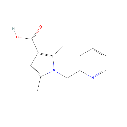2,5-dimethyl-1-(pyridin-2-ylmethyl)pyrrole-3-carboxylic acid (CAS: 953717-09-4) - Related Chemical Product