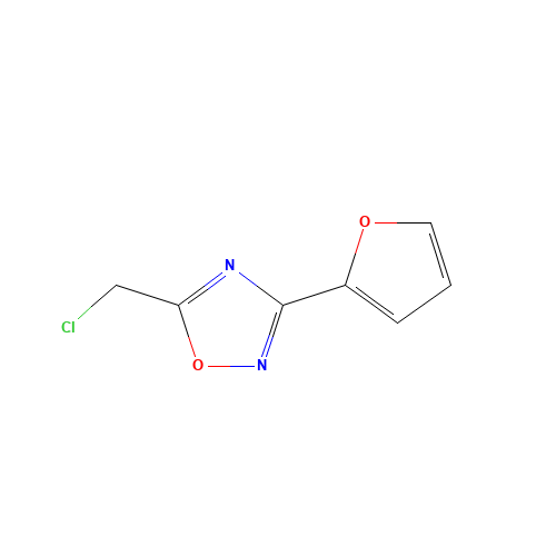5-(chloromethyl)-3-(furan-2-yl)-1,2,4-oxadiazole (CAS: 501653-22-1) - Related Chemical Product