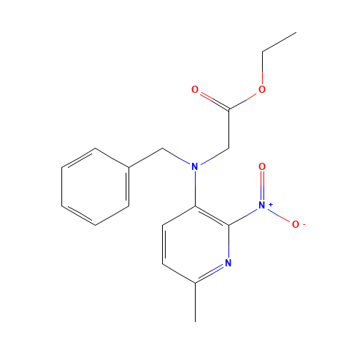 ethyl 2-[benzyl-(6-methyl-2-nitropyridin-3-yl)amino]acetate (CAS: 721921-40-0) - Related Chemical Product