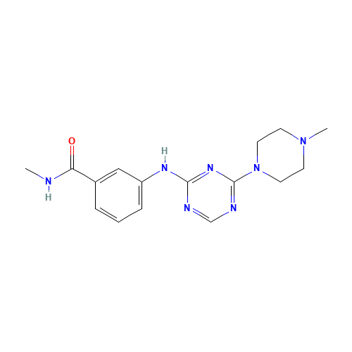 N-methyl-3-[[4-(4-methylpiperazin-1-yl)-1,3,5-triazin-2-yl]amino]benzamide (CAS: 1332300-36-3) - Related Chemical Product