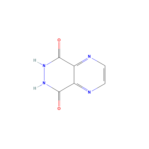 6,7-dihydropyrazino[2,3-d]pyridazine-5,8-dione (CAS: 13480-40-5) - Chemical Structure and Molecular Formula 