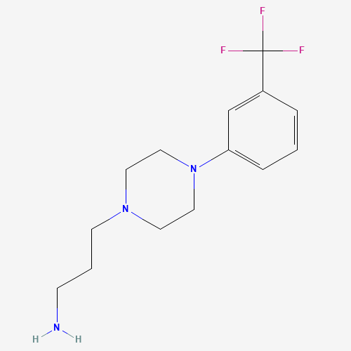 3-[4-[3-(trifluoromethyl)phenyl]piperazin-1-yl]propan-1-amine (CAS: 20529-25-3) - Related Chemical Product