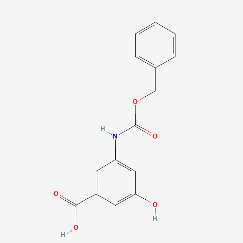 3-hydroxy-5-(phenylmethoxycarbonylamino)benzoic acid (CAS: 900799-69-1) - Related Chemical Product