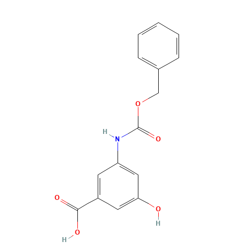 3-hydroxy-5-(phenylmethoxycarbonylamino)benzoic acid (CAS: 900799-69-1) - Related Chemical Product