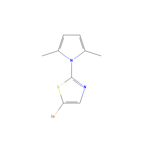 5-bromo-2-(2,5-dimethylpyrrol-1-yl)-1,3-thiazole (CAS: 918792-84-4) - Related Chemical Product