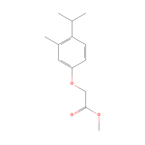 methyl 2-(3-methyl-4-propan-2-ylphenoxy)acetate (CAS: 649774-36-7) - Related Chemical Product