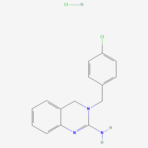3-[(4-chlorophenyl)methyl]-4H-quinazolin-2-amine;hydrochloride (CAS: 75063-98-8) - Related Chemical Product