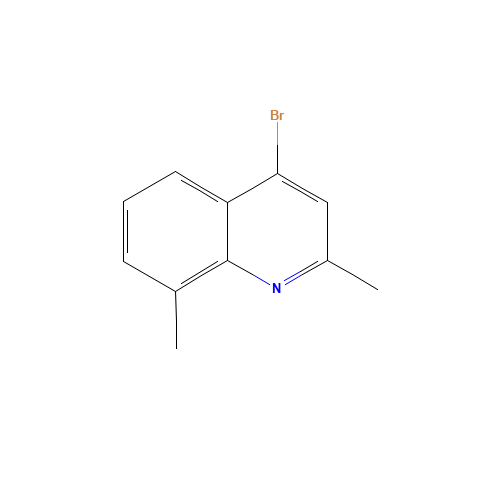 4-bromo-2,8-dimethylquinoline (CAS: 203506-39-2) - Chemical Structure and Molecular Formula 