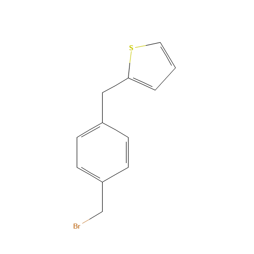 2-[[4-(bromomethyl)phenyl]methyl]thiophene (CAS: 1007847-74-6) - Related Chemical Product