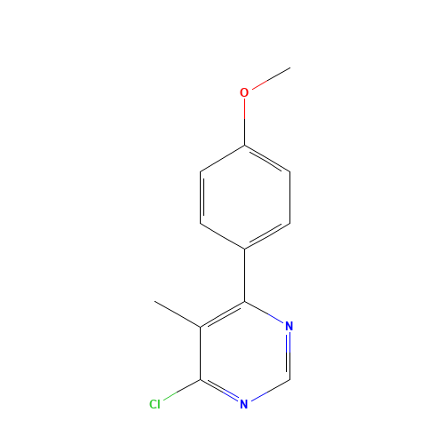 4-chloro-6-(4-methoxyphenyl)-5-methylpyrimidine (CAS: 637353-00-5) - Related Chemical Product